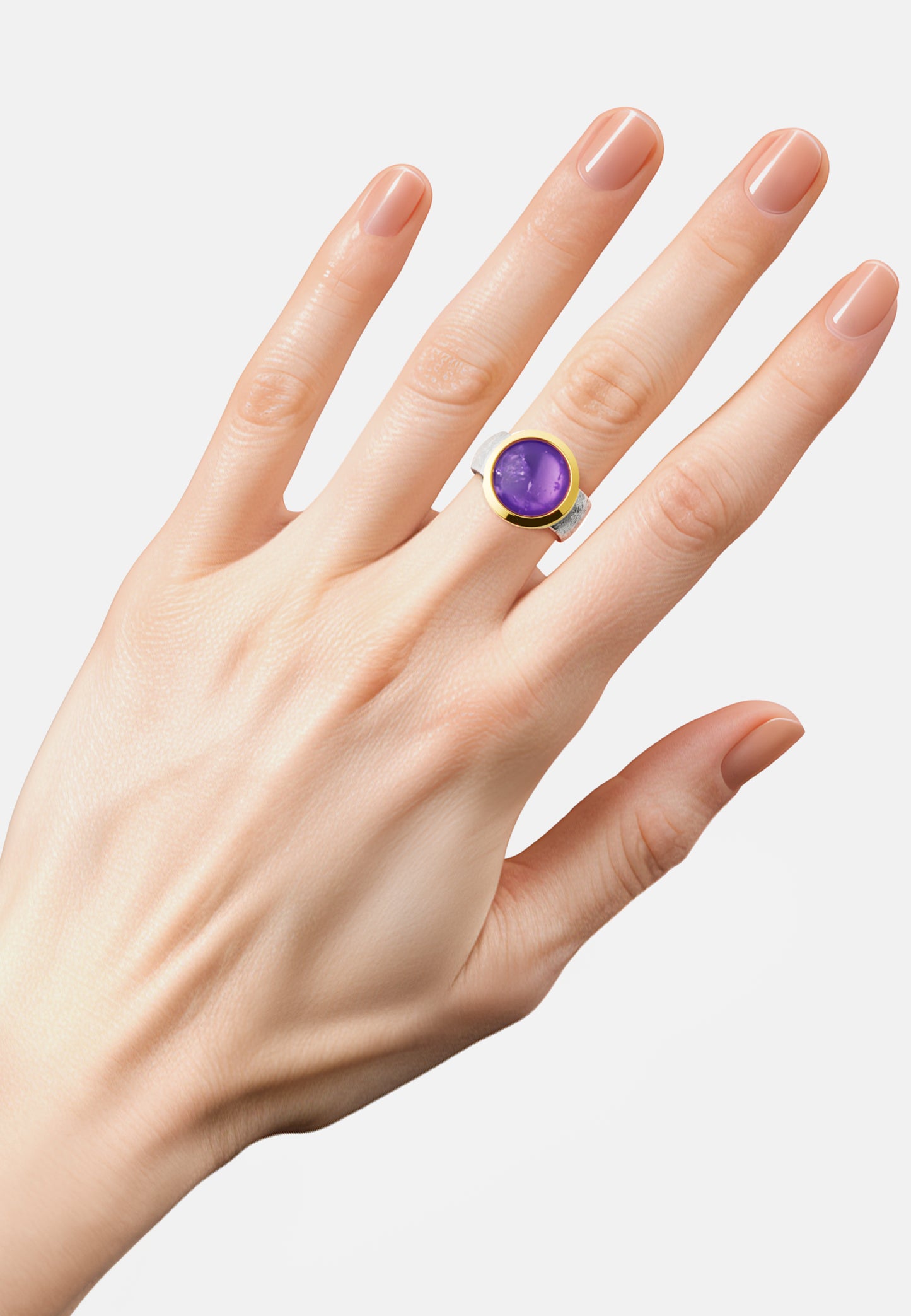 Bague Ovalis améthyste