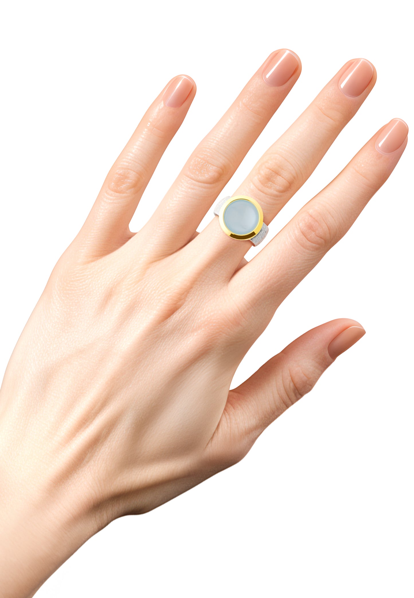 Ovalis Ring Aquamarine