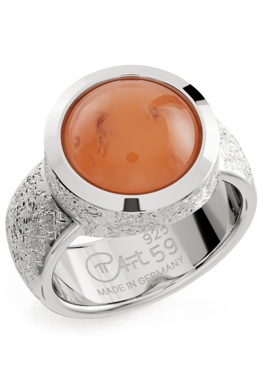 Bague Ovalis agate cornaline