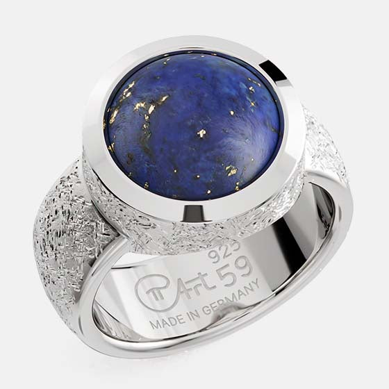 Bague Ovalis lapis-lazuli