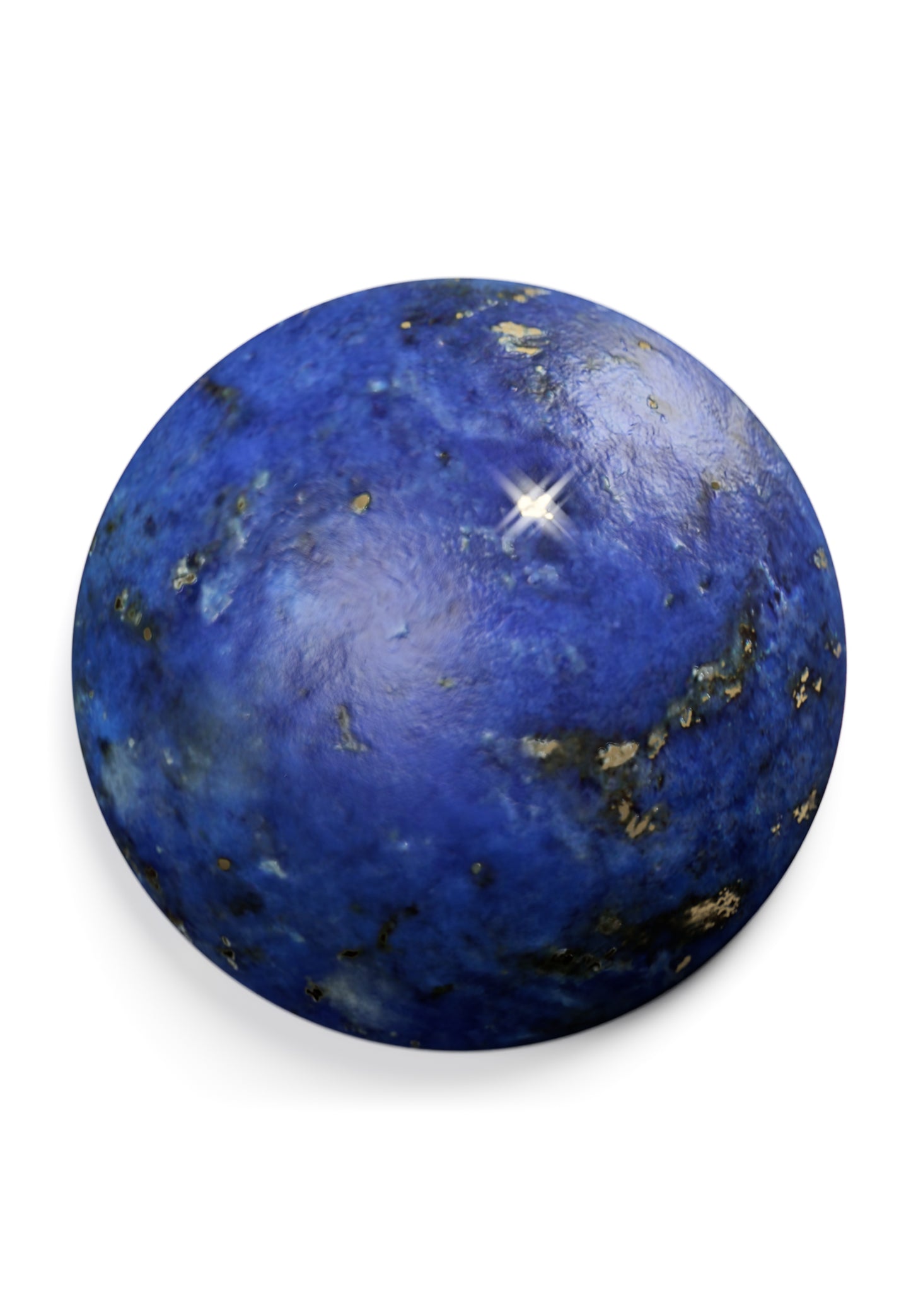 Lapis-lazuli, pierre précieuse Ovalis