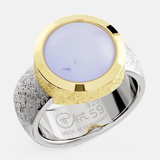 Ovalis Ring Lavender Agate