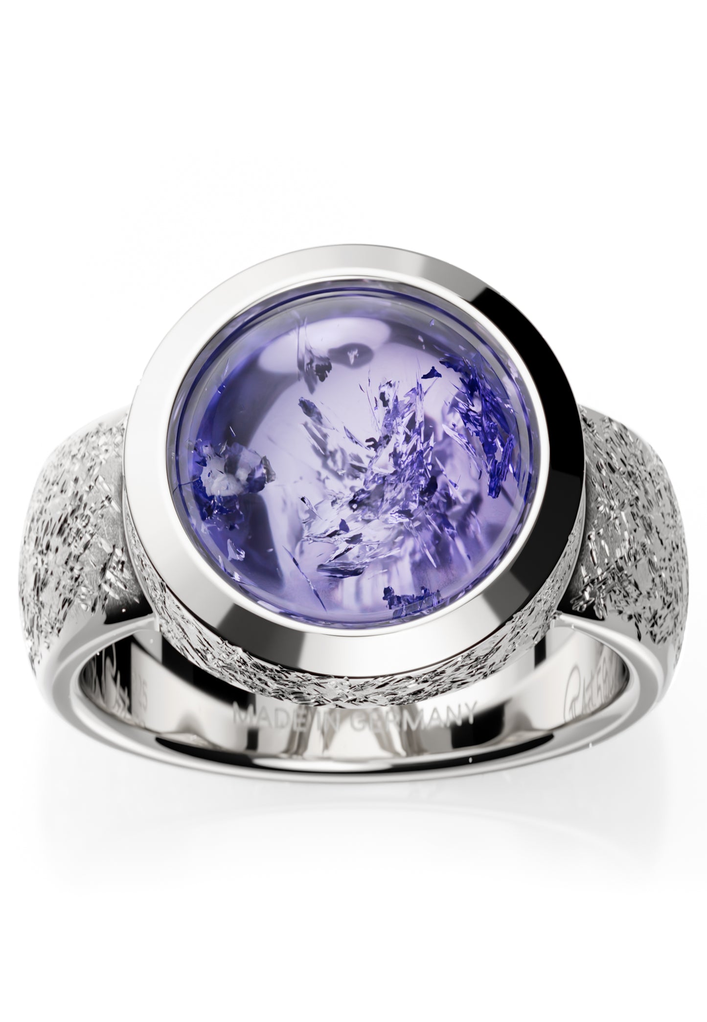 Bague ovale tanzanite