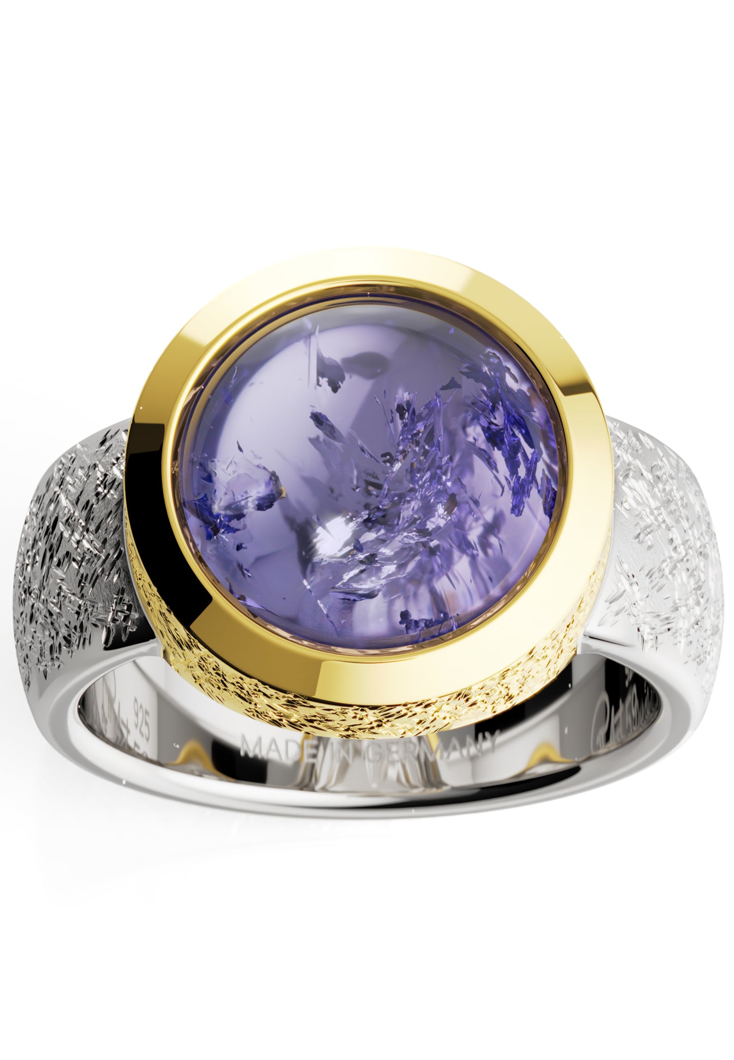 Bague ovale tanzanite